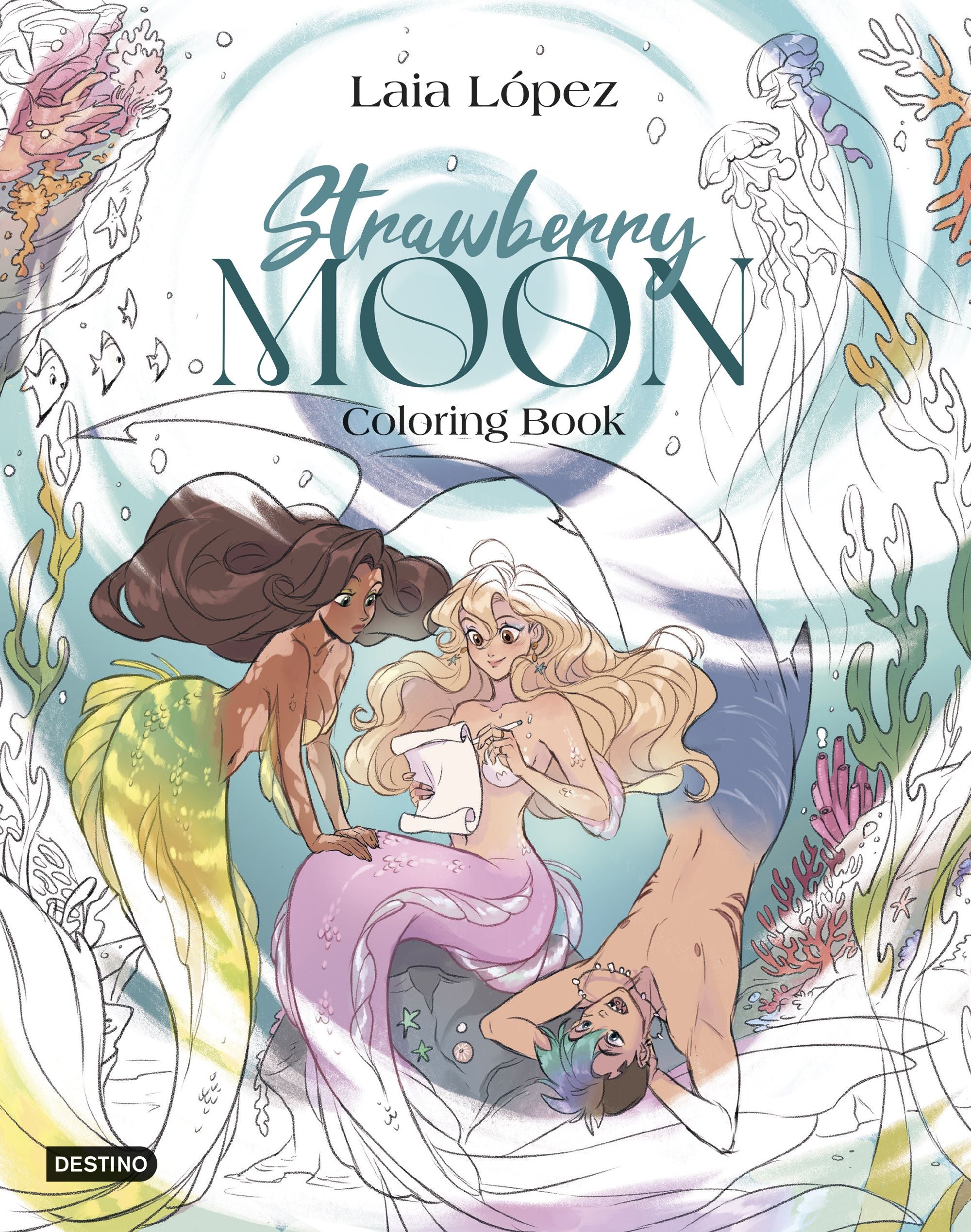 Strawberry Moon. Coloring book. Laia López (Destino Infantil & Juvenil) 9788408317234 Imagen principal del producto