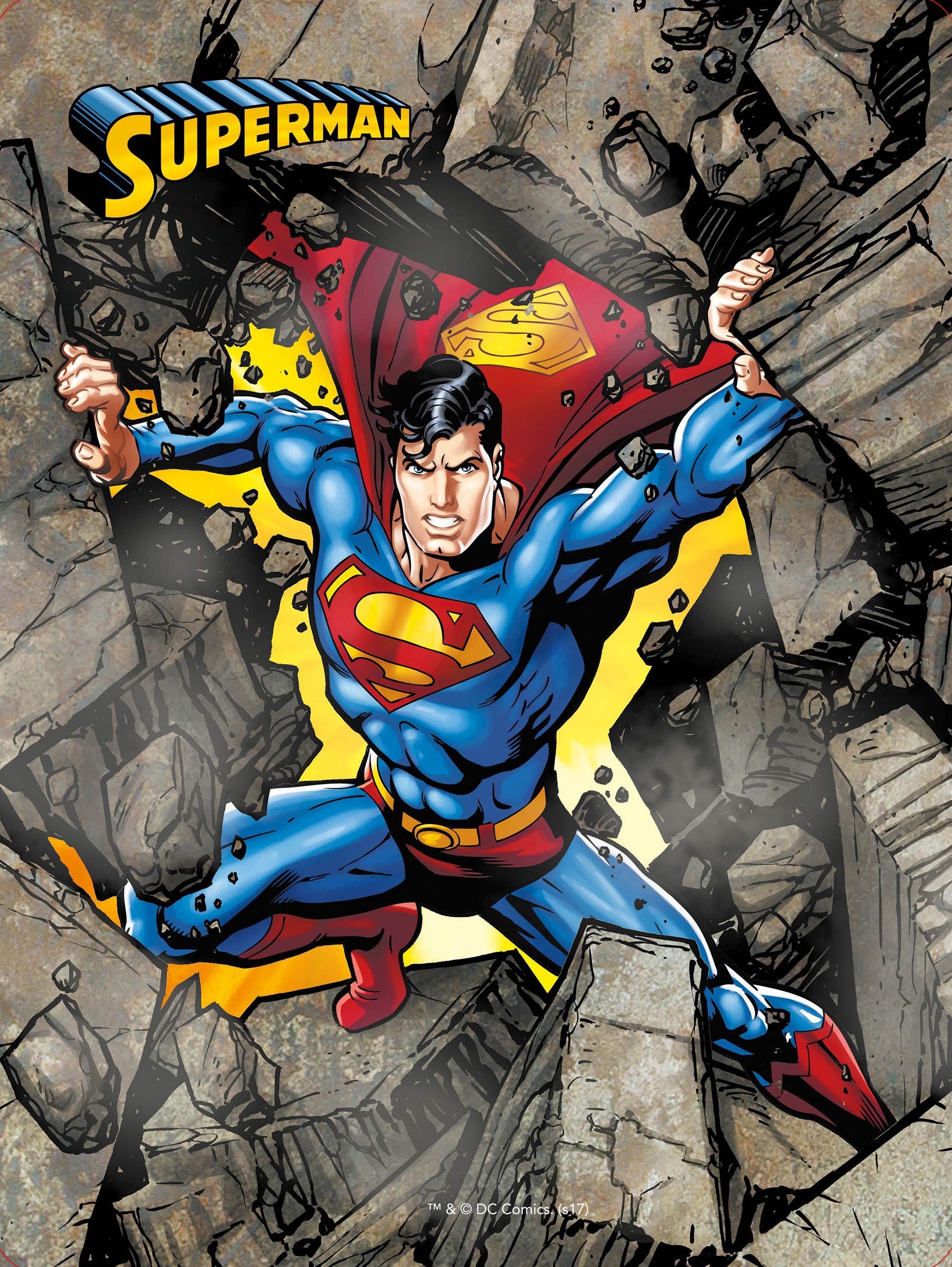 Superman. Caja metálica: Incluye: 3 libros, 4 rotuladores, 1 póster y más de 50 pegatinas Imagen principal del producto