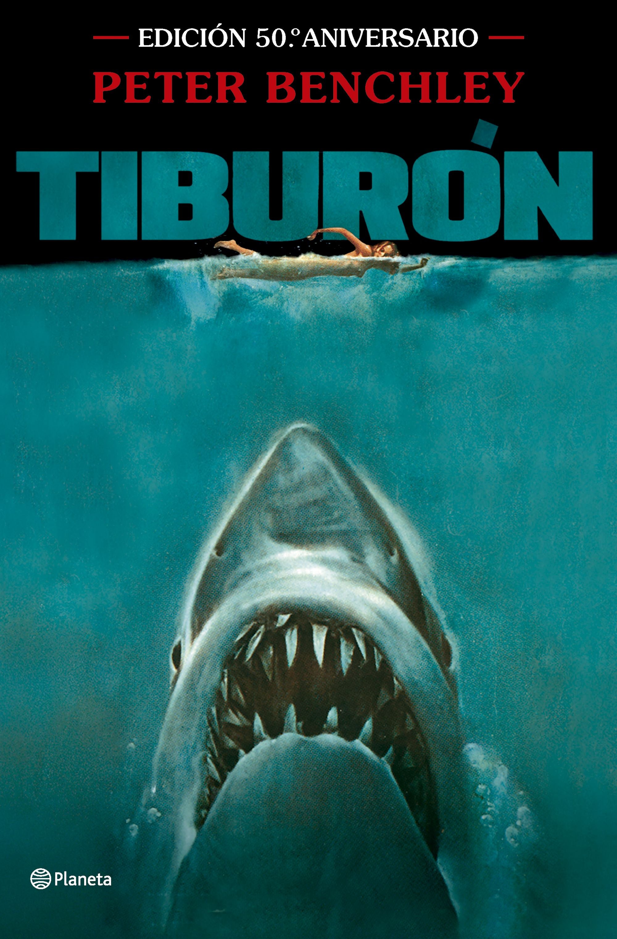 Tiburón: Edición 50.º aniversario de la célebre película de Steven Spielberg. Peter Benchley (Editorial Planeta) 9788408303572 Imagen principal del producto