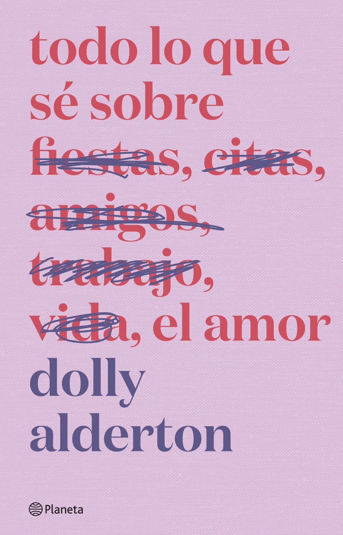 Todo lo que sé sobre el amor. Edición especial. Dolly Alderton (Editorial Planeta) 9788408279266