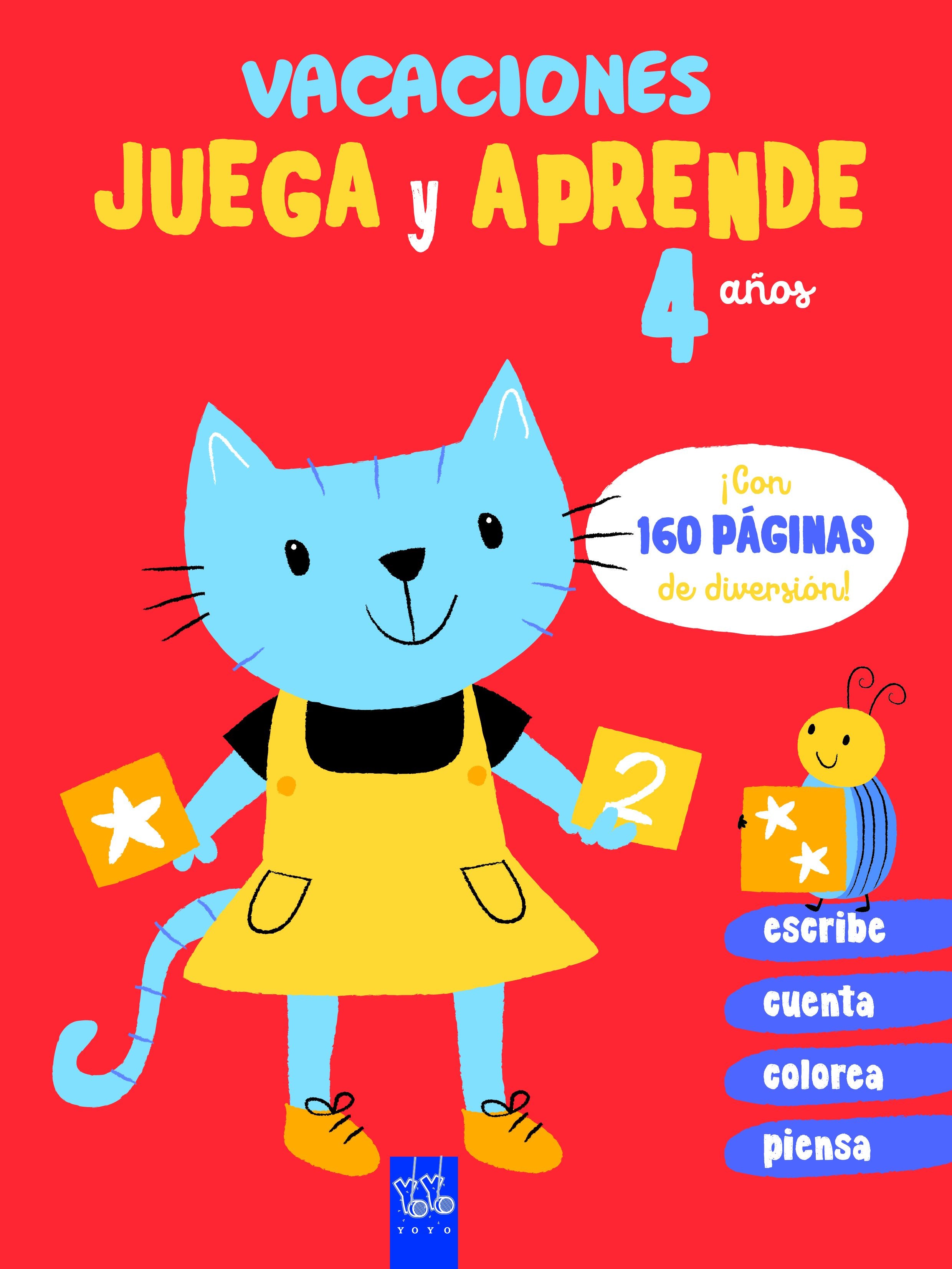 Vacaciones. Juega y aprende. 4 años. YOYO (Yoyo) 9788408206064 Imagen principal del producto