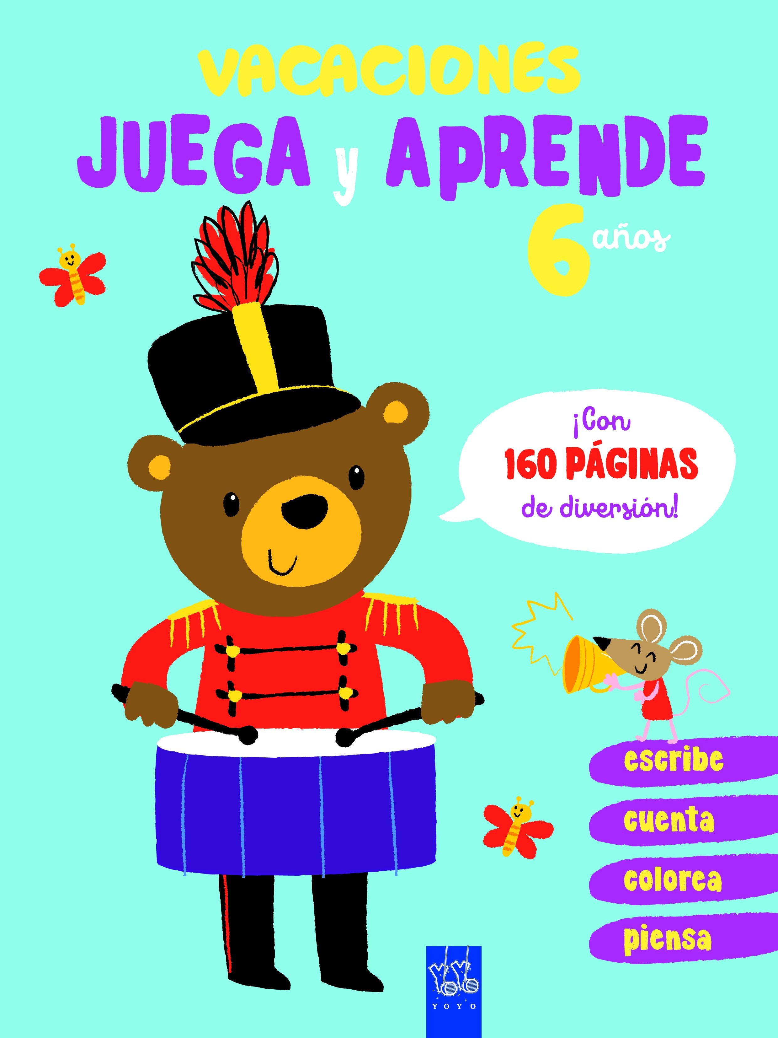 Vacaciones. Juega y aprende. 6 años. YOYO (Yoyo) 9788408206088 Imagen principal del producto