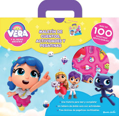Vera y el Reino Arcoíris. Maletín de cuentos, actividades y pegatinas. Vera y el Reino Arcoíris (Planeta Junior) 9788408282457