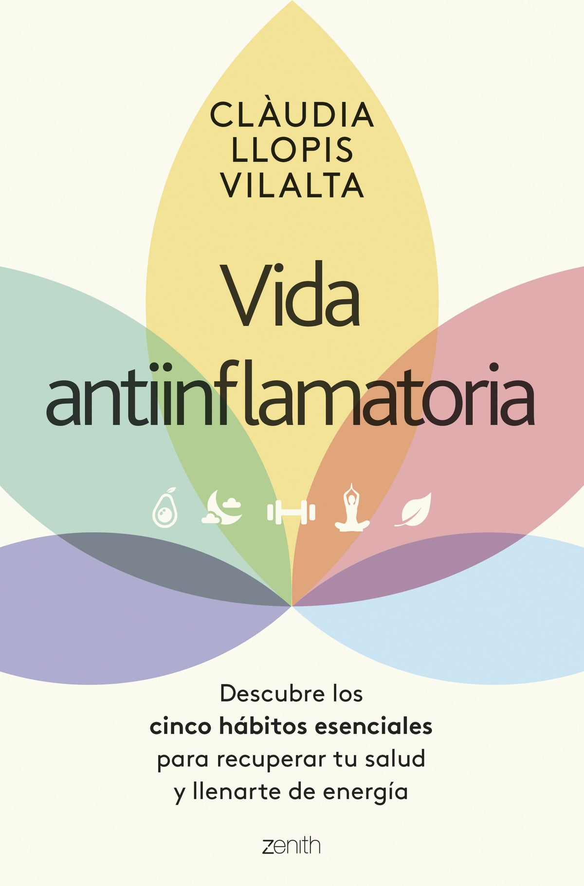 Vida antiinflamatoria: Descubre los cinco hábitos esenciales para recuperar tu salud y llenarte de energía. Clàudia Llopis (Zenith) 9788408297307