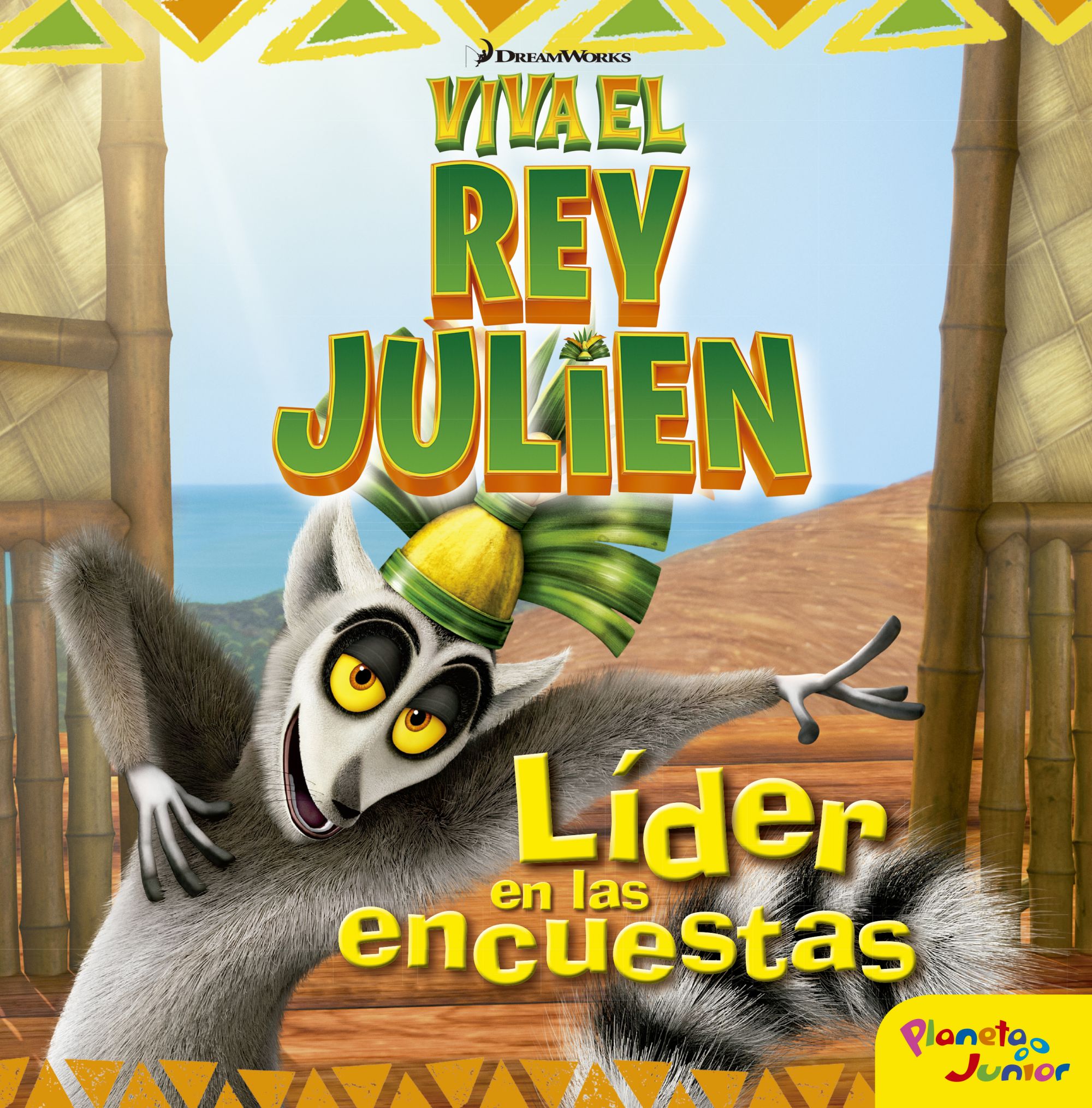 Viva el rey Julien. Líder en las encuestas: Cuento Imagen principal del producto