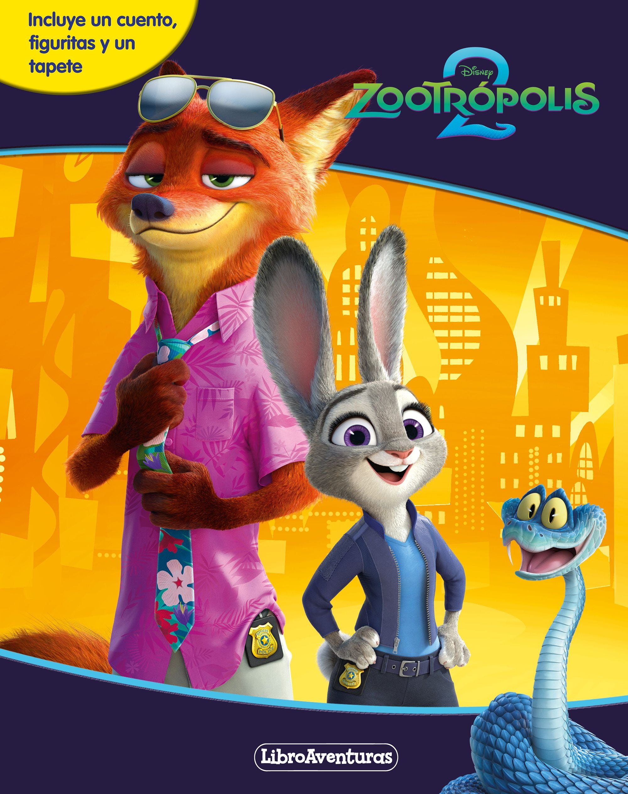 Zootrópolis 2. Libroaventuras: Incluye un cuento, figuritas y un tapete. Disney (Libros Disney) 9788410029804