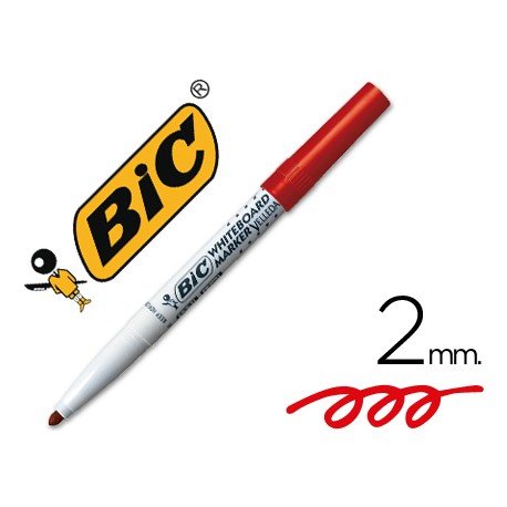 ✅ ROTULADOR VELLEDA MEDIUM ROJO - CAJA 12 ROTULADORES Imagen principal del producto