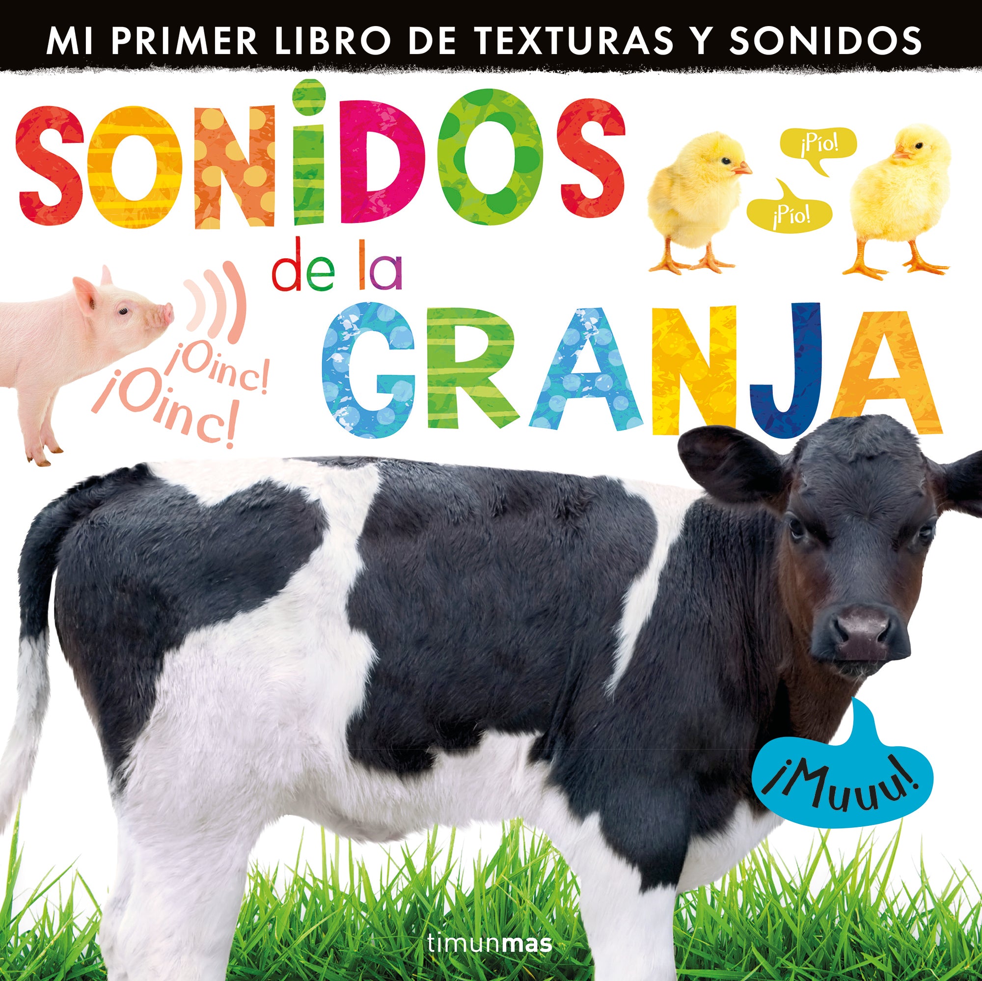 Sonidos de la granja: Mi primer libro de texturas y sonidos Imagen principal del producto