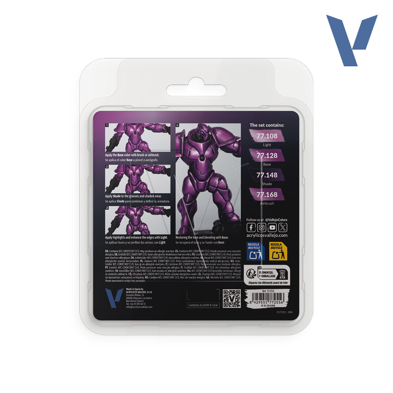 Set Púrpura Amatista 77.255 | True Metallic Metal Imagen secundaria del producto