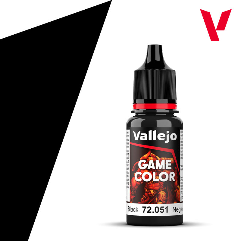 NEGRO GAME COLOR 051-18ML - 72051 - BLACK Imagen principal del producto