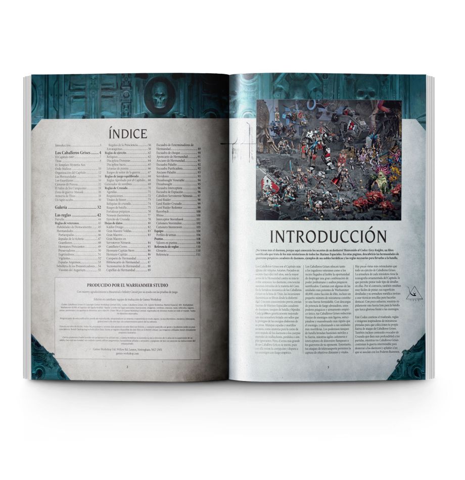 ✅ Codex: Grey Knights (Español)