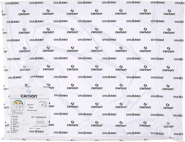 ✅ CARTULINA GUARRO 50X65 BLANCA 185GR Paquete 25 cartulinas Imagen secundaria del producto