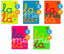 Bloc Lamela Fº fluor, espiral PP 80 hojas Cuadrícula 5mm 90g Pack 5 cuadernos - 8412855116836