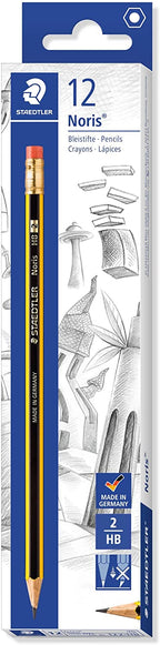 LAPIZ STAEDTLER NORIS 122 HB CON GOMA DE BORRAR