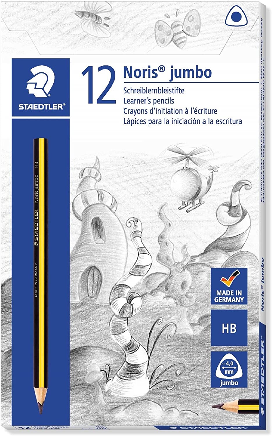 Noris Club Jumbo de Aprendizaje Lápiz HB (Pack de 12) Imagen principal del producto