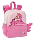 MOCHILA PELUCHE GUARDERÍA SAFTA PRE-ESCOLAR FLAMENCO