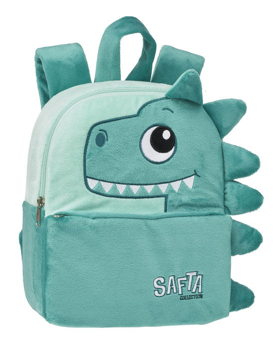 MOCHILA PELUCHE GUARDERÍA SAFTA PRE-ESCOLAR DINOSAURIO