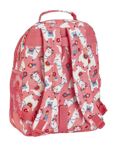 MOCHILA DOBLE CON CANTONERAS ADAPTABLE CARRO GLOWLAB LLAMAS Imagen secundaria del producto