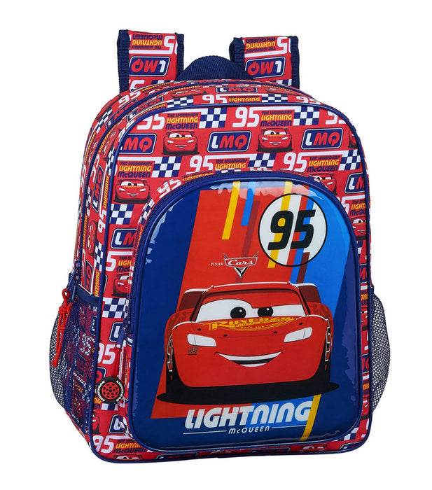 MOCHILA JUNIOR ADAPTABLE A CARRO CARS RACING BLOCK