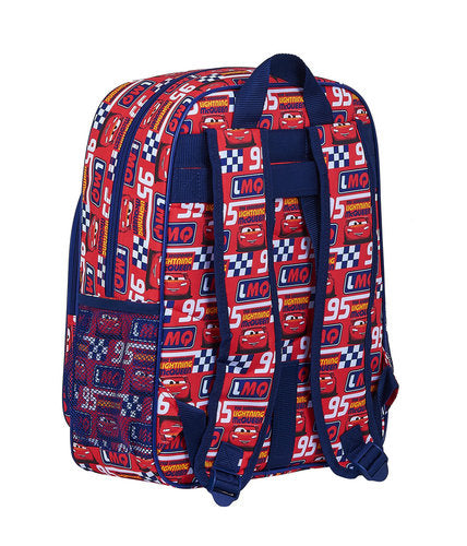 MOCHILA JUNIOR ADAPTABLE A CARRO CARS RACING BLOCK Imagen secundaria del producto