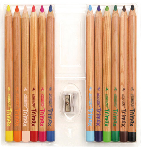 ✅ LAPIZ ALPINO 12 COLORES TRIMAX Imagen secundaria del producto