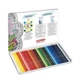 LÁPIZ ACUARELABLE ALPINO EXPERIENCE DUAL ARTIST 36 COLORES S