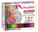 ROTULADOR ALPINO COLOR EXPERIENCE DUAL ARTIST 36 COLORES SURTIDO ESTUCHE