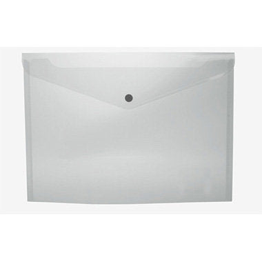 ► SOBRE PORTADOCUMENTOS PP A4 CON BROCHE TRANSPARENTE - Caja 12 unidades