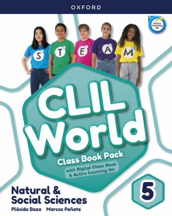 ✅ CLIL WORLD NATURAL & SOCIAL SCIENCE 5º EDUCACIÓN PRIMARIA STUDENT´S BOOK - 9780190545017 Imagen principal del producto