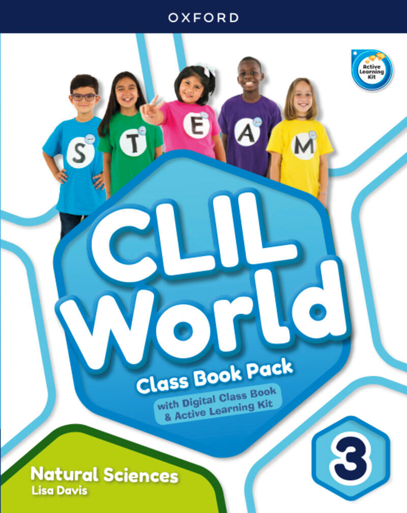 ✅ CLIL WORLD NATURAL SCIENCES 3. CLASS BOOK (3º PRIMARIA) - 9780190546731 Imagen principal del producto