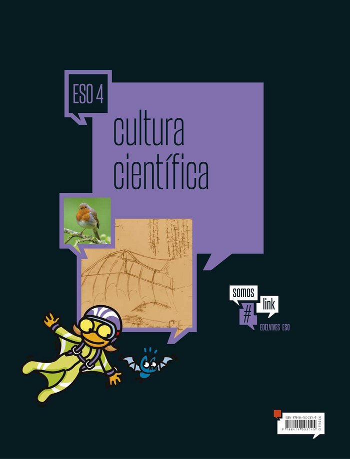 ► 4ºESO - Cultura Científica  - 9788414003145 Imagen principal del producto