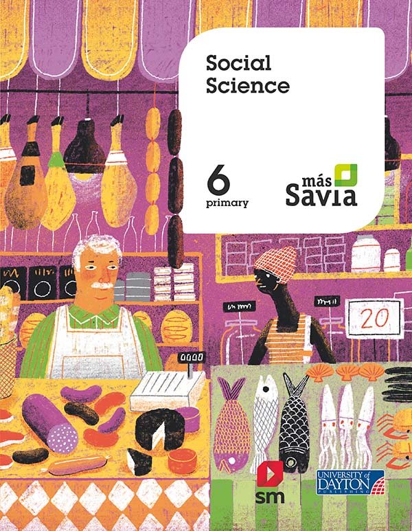 ► Social Science. 6 Primary. Más Savia (Inglés)  - 9788417559250 Imagen principal del producto