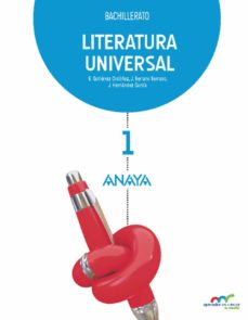 ► LITERATURA UNIVERSAL 1º BACHILLERATO CASTELLANO - 9788467831221 Imagen principal del producto