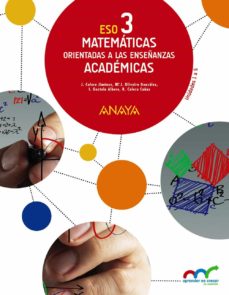 ▶ MATEMÁTICAS ORIENTADAS A LAS ENSEÑANZAS ACADÉMICAS 3º ESO MEC - 9788467852134 Imagen principal del producto