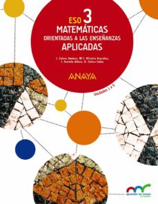 ▶ MATEMÁTICAS ORIENTADAS A LAS ENSEÑANZAS APLICADAS 3º ESO MEC - 9788467852165 Imagen principal del producto