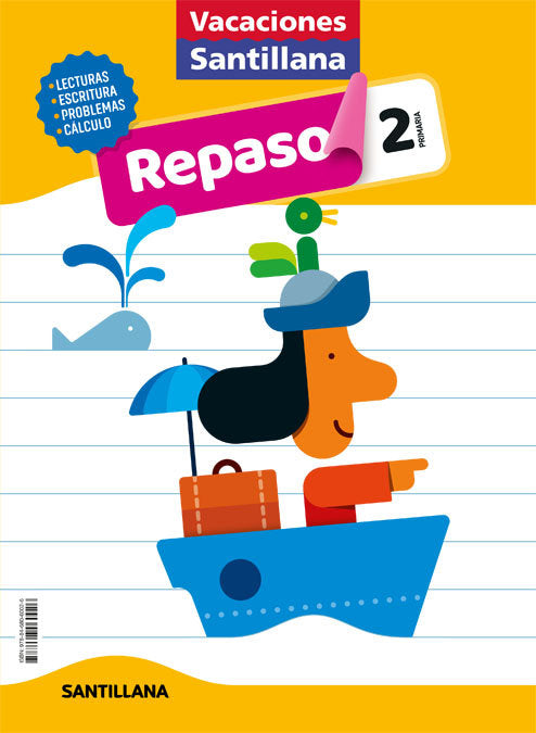 VACACIONES DE REPASO 2º EDUCACIÓN PRIMARIA CASTELLANO ED 2020 Imagen principal del producto