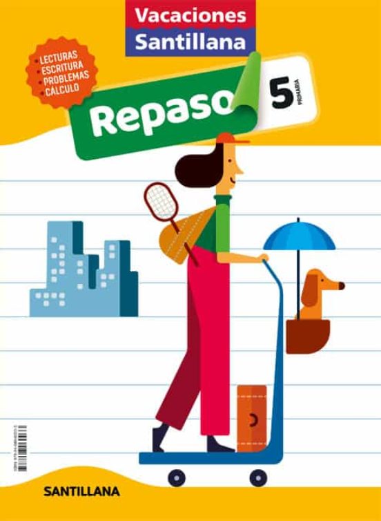 VACACIONES DE REPASO 5º EDUCACIÓN PRIMARIA CASTELLANO ED 2020 Imagen principal del producto