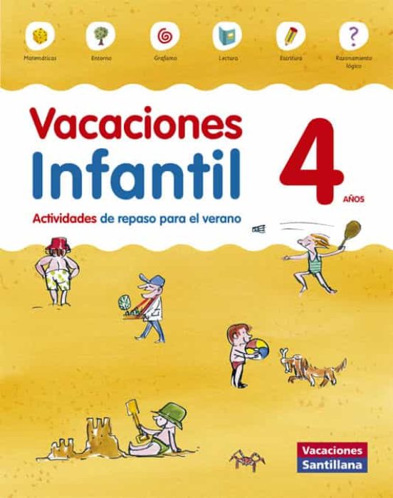 VACACIONES INFANTIL 4 AÑOS SANTILLANA ED 2014 Imagen principal del producto