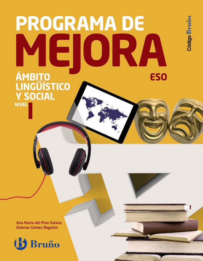 ► 2º ESO - PROGRAMA MEJORA AMBITO LINGU.SOCIAL I  CÓDIGO BRUÑO PROGRAMA DE MEJORA ÁMBITO LINGÜÍSTICO Y SOCIAL 2º ES O NIVEL I  - 9788469614174 Imagen principal del producto