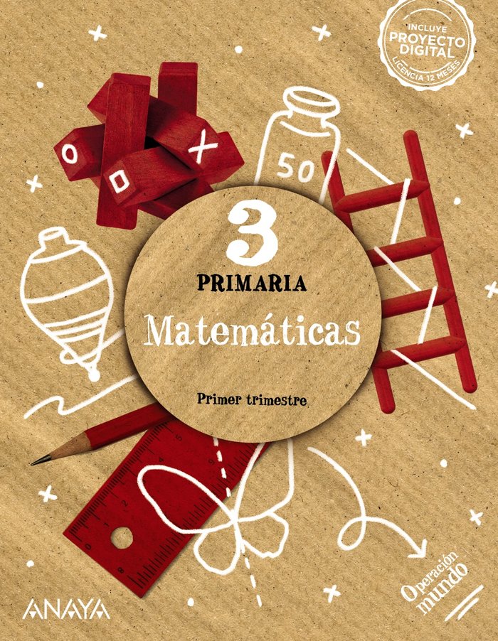 ✅MATEMÁTICAS 3º EDUCACION PRIMARIA OPERACIÓN MUNDO - 9788469899618 Imagen principal del producto