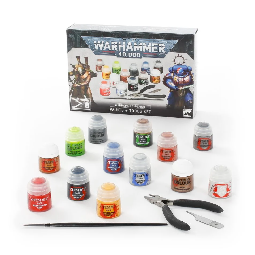 ► Juego de pinturas y herramientas Warhammer 40,000 Imagen principal del producto