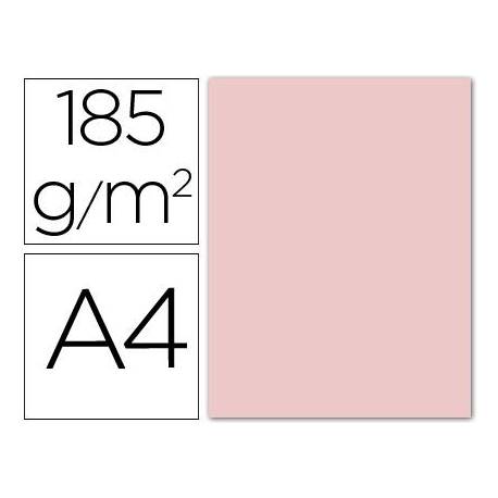 ✅ CARTULINA GUARRO A4 185GR IRIS ROSA Paquete de 50 Unidades