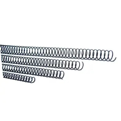 ✅ ESPIRAL METÁLICA 8 MM NEGRO CAJA DE 100 UNIDADES Imagen principal del producto