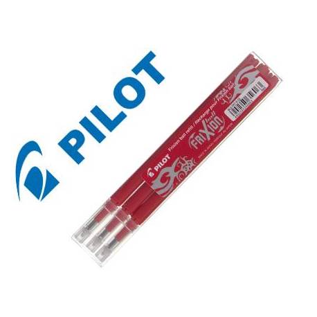 ✅ RECAMBIO PILOT FRIXION BALL ROJO BLISTER 3 UNIDADES Imagen principal del producto